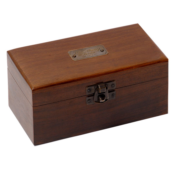 Набор "Двойной грог" в дер. коробке (две медные кружки)