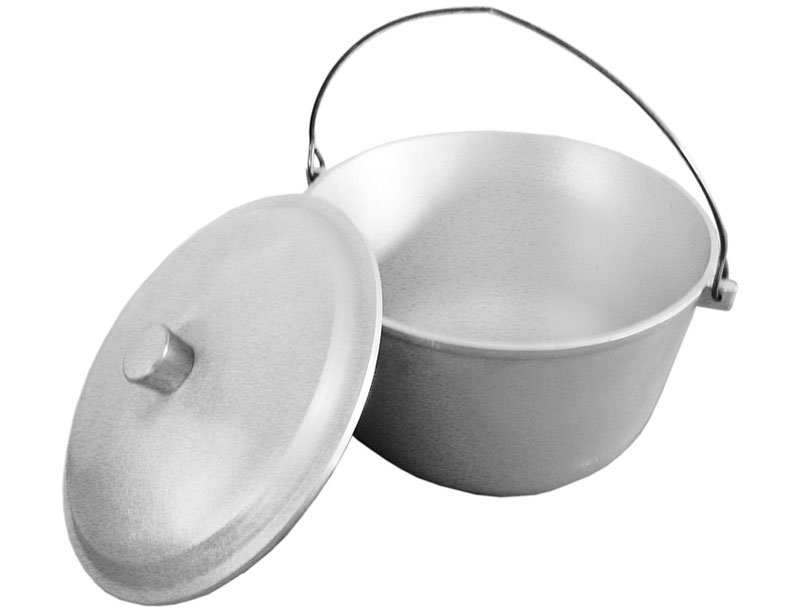 Котелок литой алюминевый 3л.